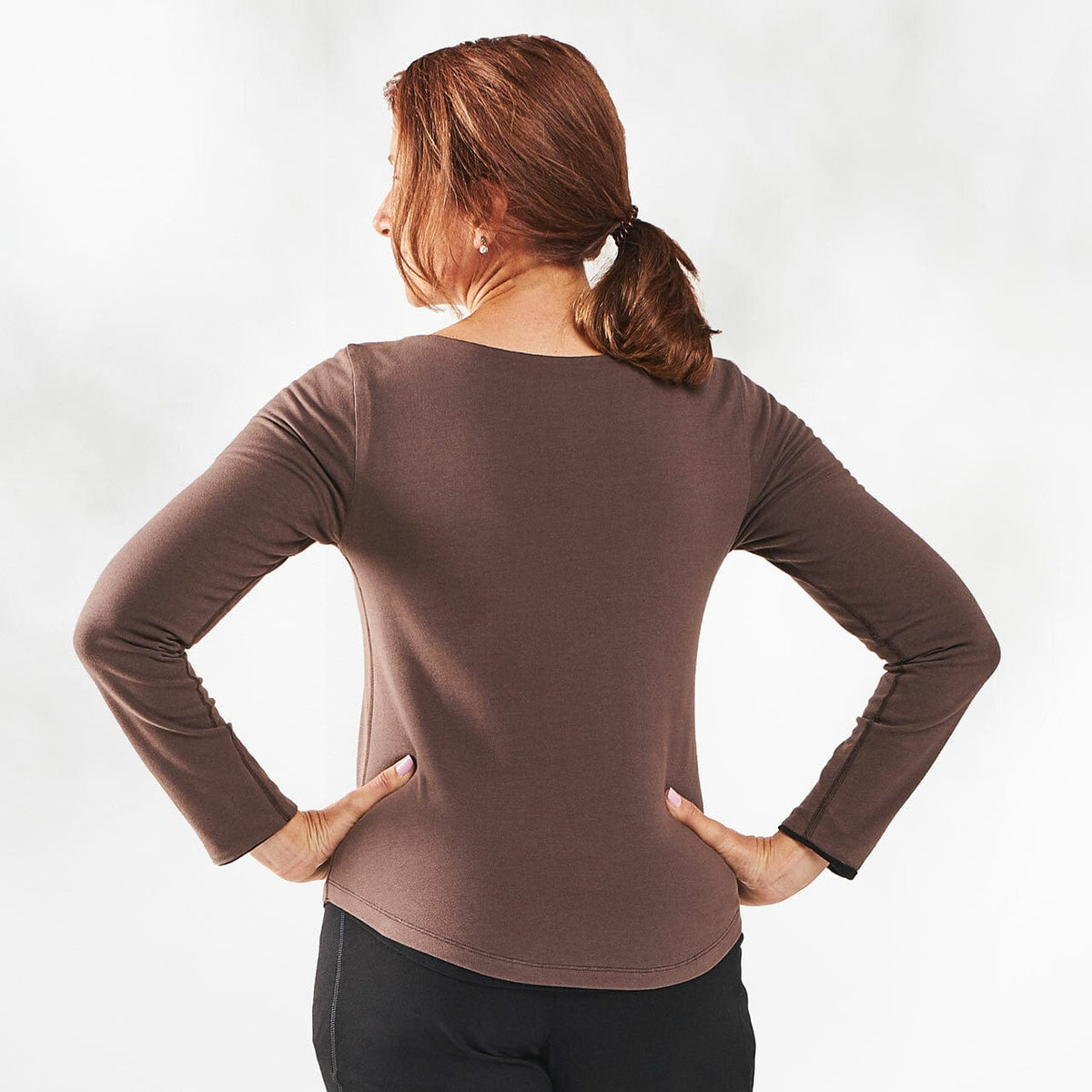 Maggie's Women's Long Sleeve Top Reversible Long Sleeve Top