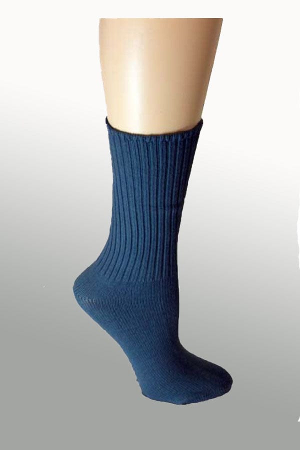 Maggie's Women's Socks Navy Blue Women's Organic Cotton Socks 9-11 (Medium)