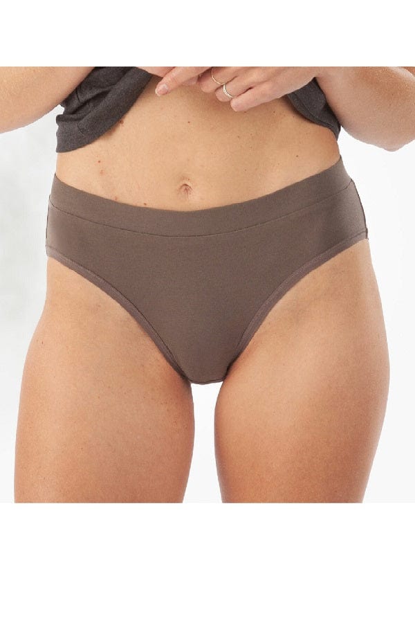 Maggie's Women's Underwear Sable / S Organic Cotton Pantie - Bikini (2-pack)