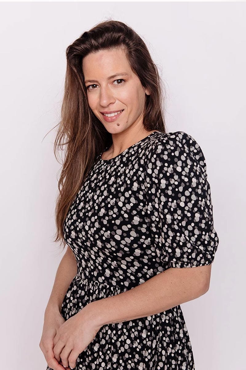 Mata Traders Women's Dress Frost / S Organic Cotton Jersey Dress - Inez