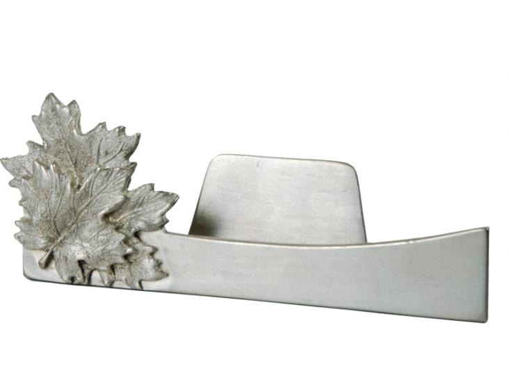 Panabo home accessory Maple Leaf / one size Silver Pewter Business Card Holder
