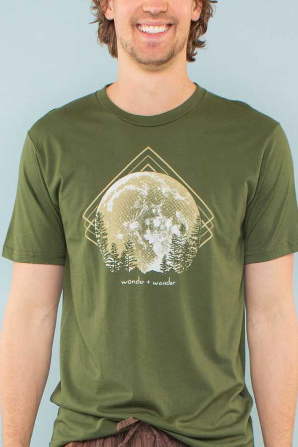 Organic men's T-shirt - Wonder and Wander - Natural Clothing Company