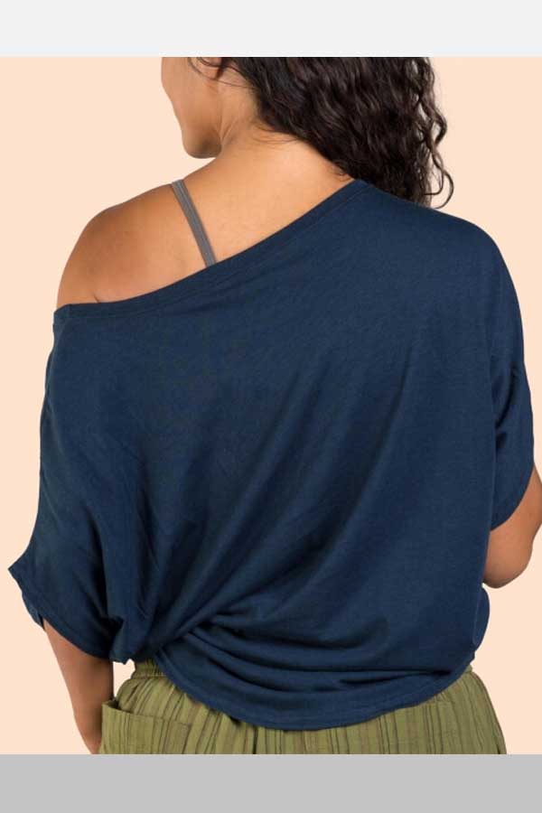 Soul Flower Women's Short Sleeve Top Eco-friendly Dolman Top - Kindness Matters