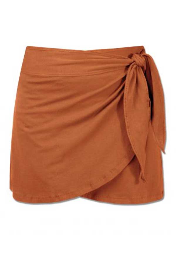 Soul Flower Women&#39;s Skirt Sienna / M Organic Cotton Wrap Skirt