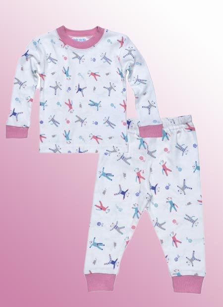 Organic Long Johns PJs Set