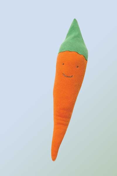 Under The Nile Toy Carrot Organic Cotton Toy - Fruits and Veggies