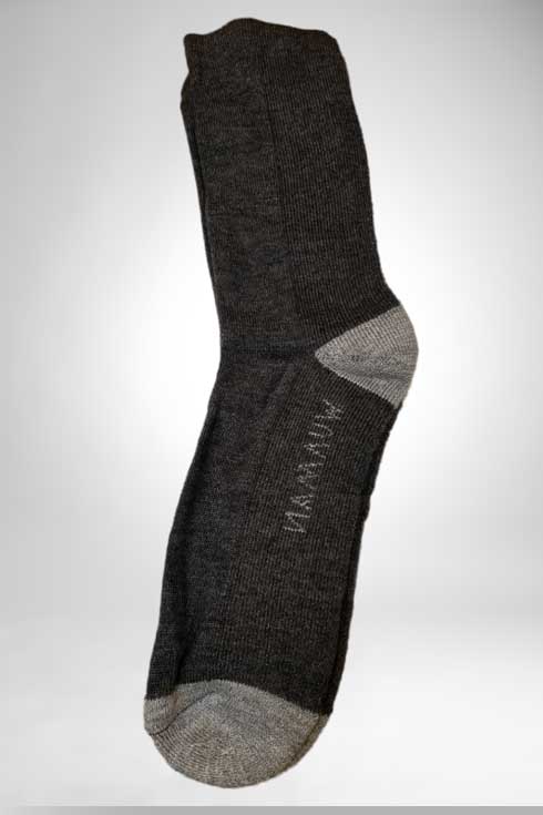 Wuaman Unisex Socks Alpaca Socks Crew - Solid color
