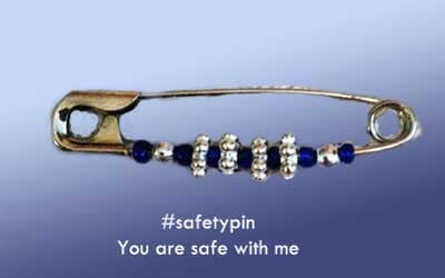 Wear a safetypin. And mean it.