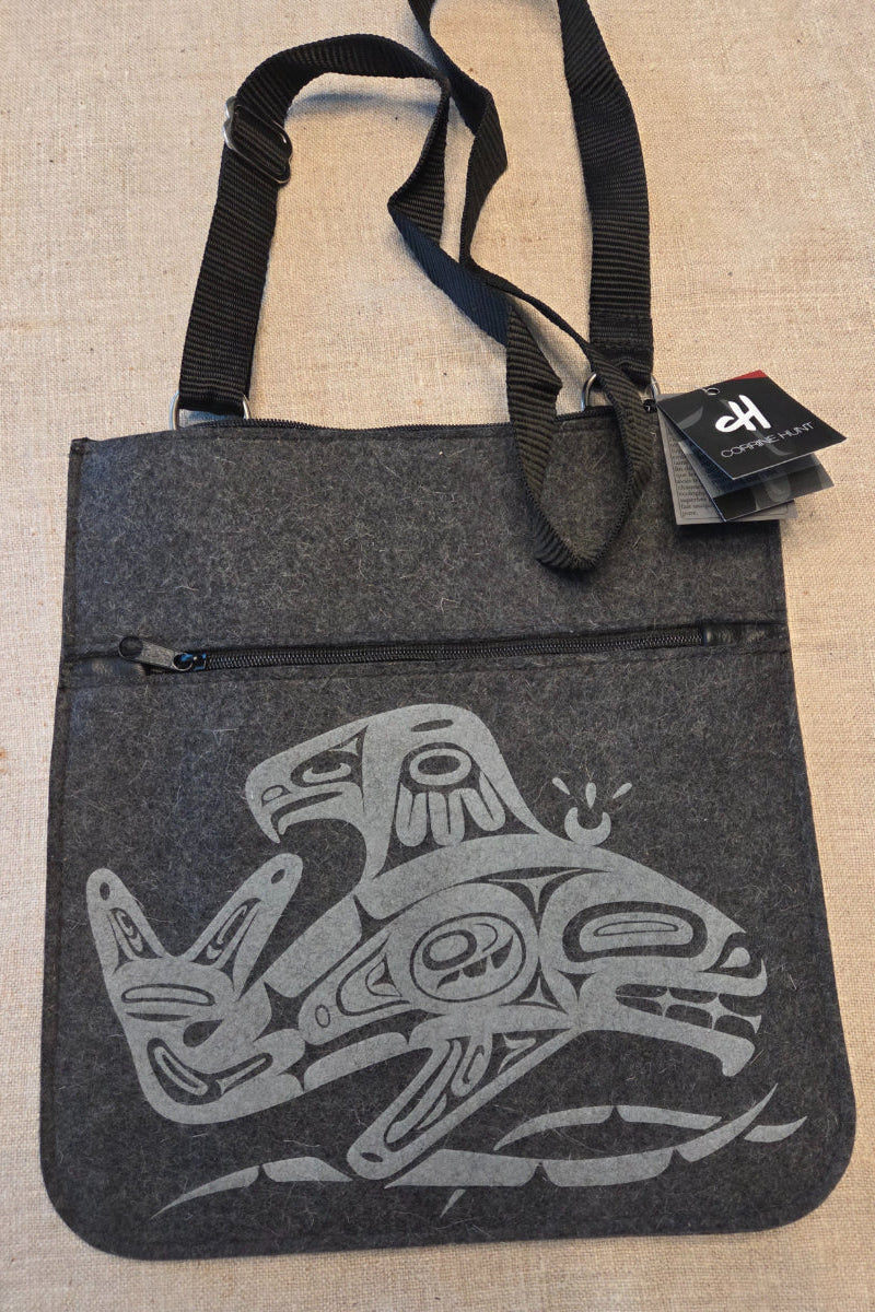 Orca Felt Wool Bag (medium) by Corrine Hunt - Natural Clothing Company