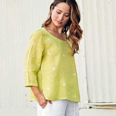 organic natural comfortable cotton long sleeve tops shirts blouses