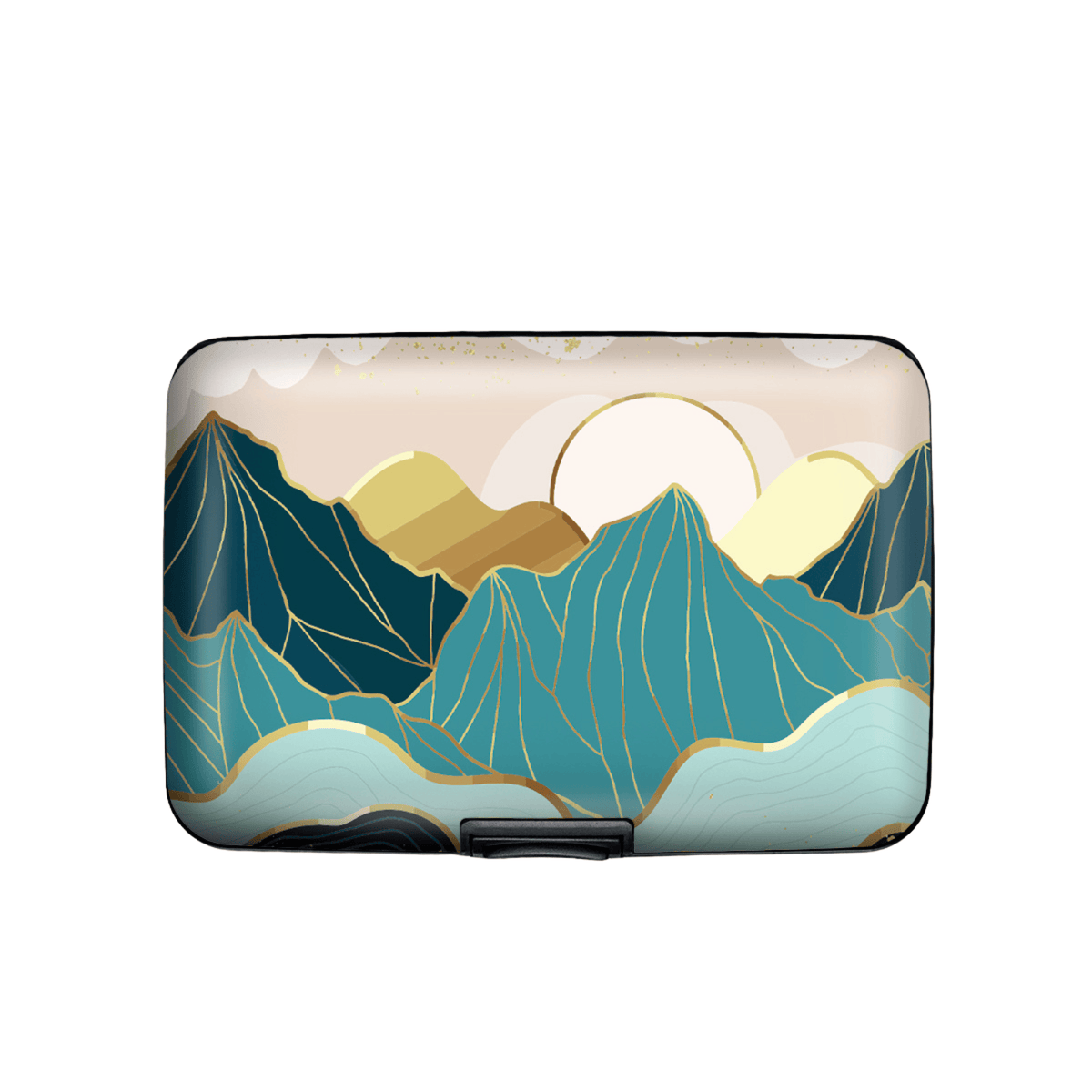 Enameled Mountain Armored Wallet RFID protection