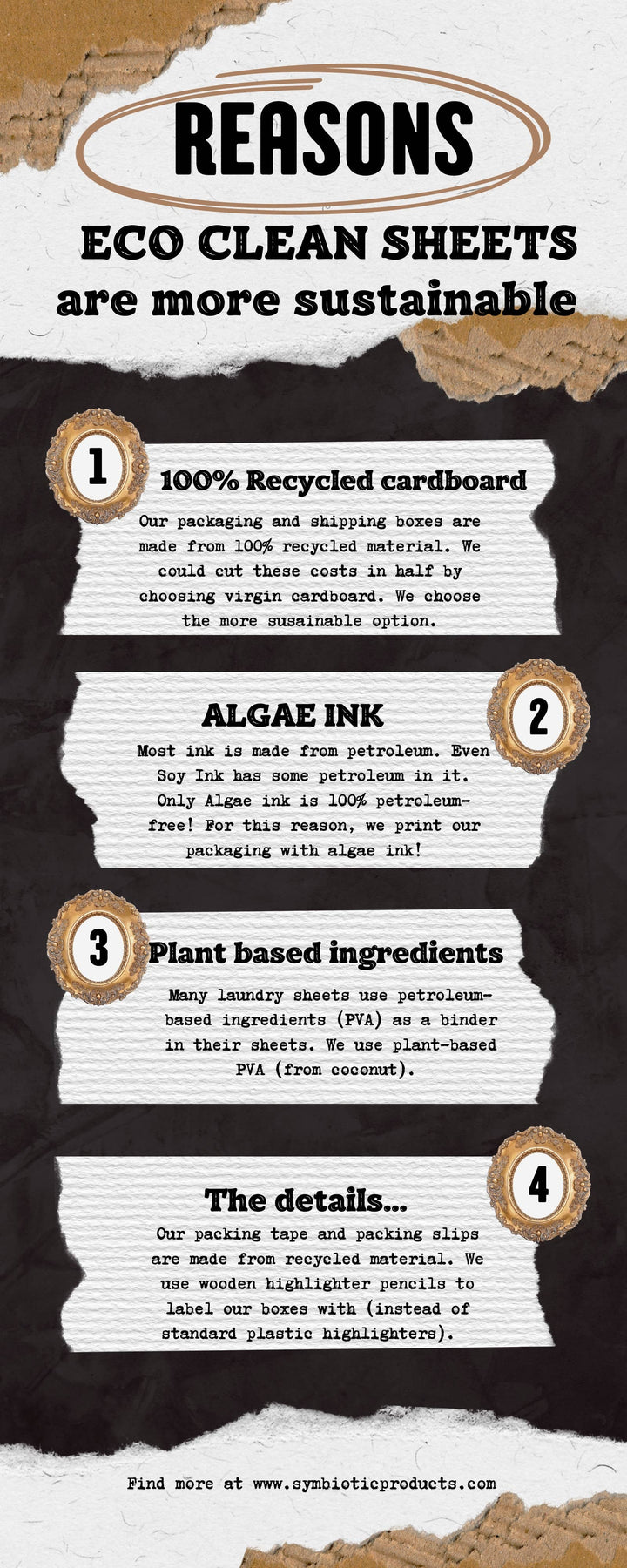 Eco Clean Laundry Sheets - Concentrated  Detergent Unscented