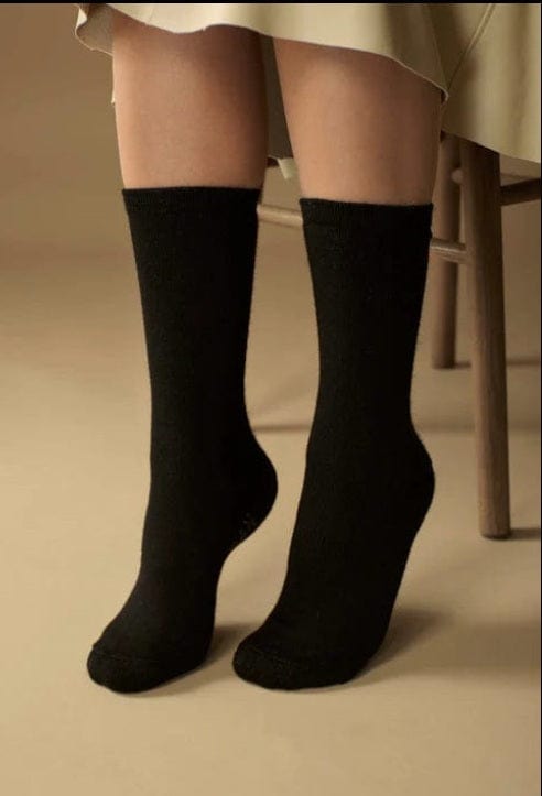 Alpaca Socks Crew - Solid color - Natural Clothing Company