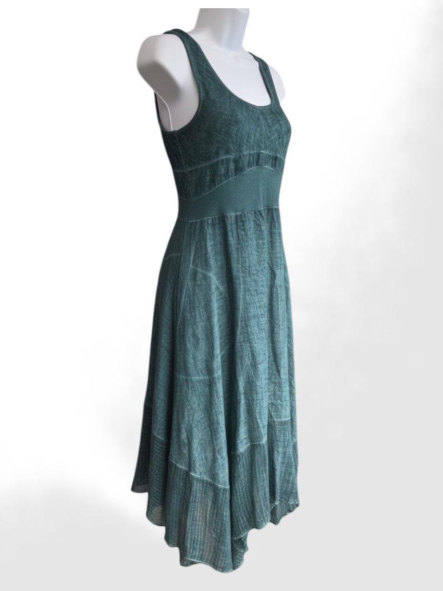 Linen Dress with Lace by Inizio - Lyric