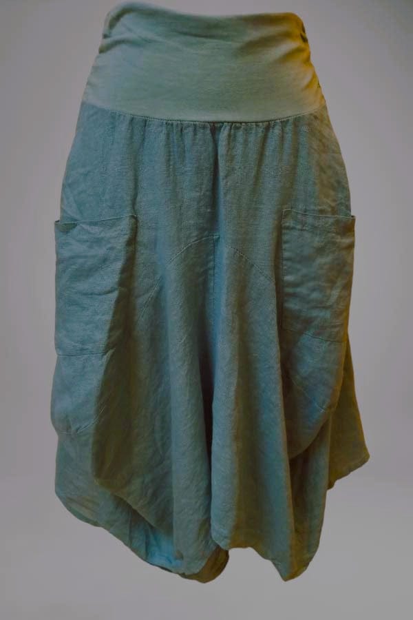 Linen Magic Skirt from Inizio - solid colors