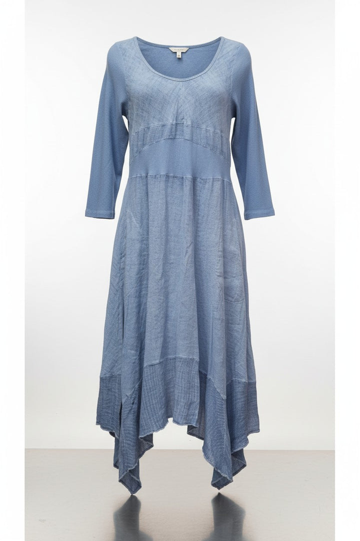 Magic with Lace, Inizio Italian Linen Dress - Lyric with 3/4 sleeve