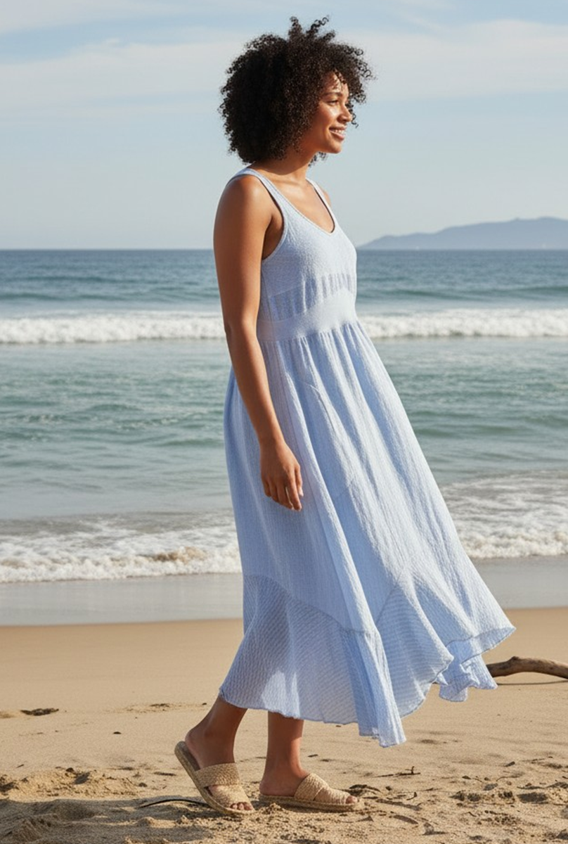 inizio linen dress with Lace by Cable Knit Sweater Dress bsu Fabric body COLOR:INK SOFT FADE