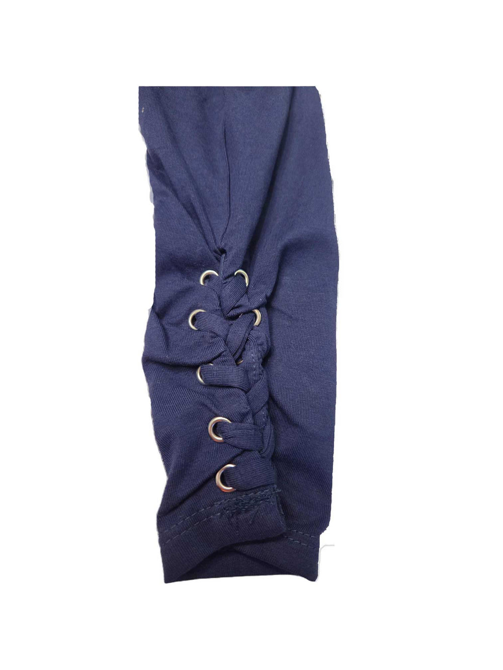 Organic cotton girls' leggings laced-up  - Aria, girls 3T to 5T - Natural Clothing Company