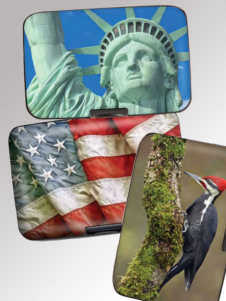 Armored Wallet RFID protection hard shell - for him