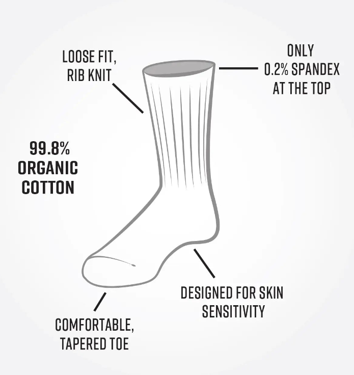 Allergy Organic Cotton Socks