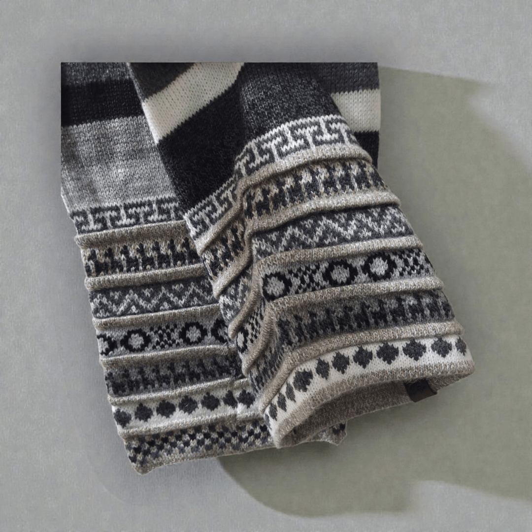 Alpaca Scarf - Geo Knits