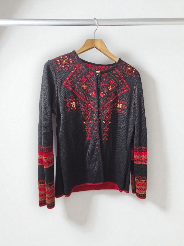 Alpaca Open Cardigan - Reversible