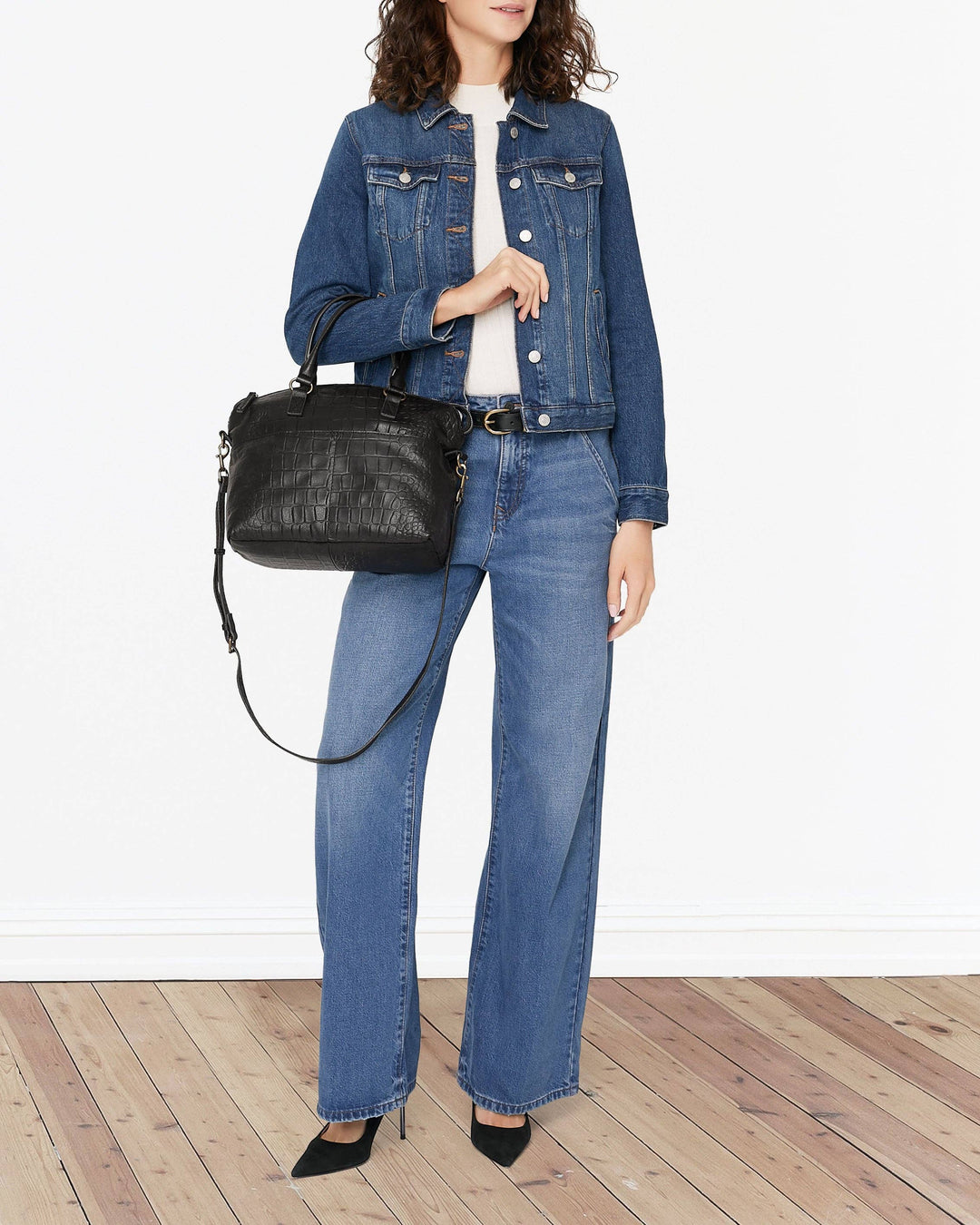 American Leather Co Carrie Dome Satchel
