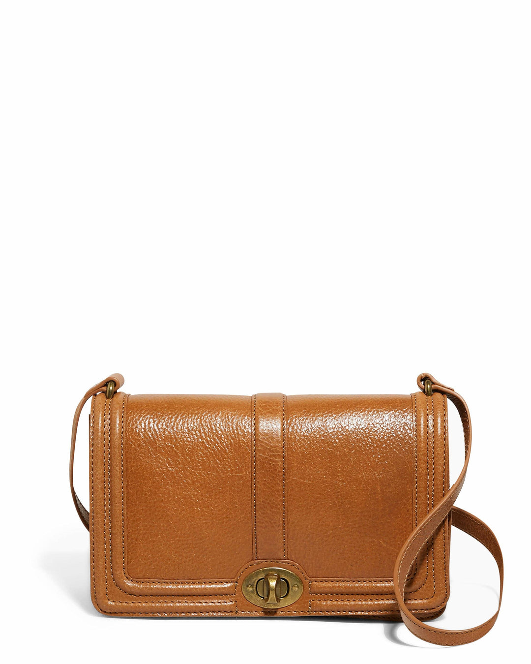 American Leather Co handbag Natural Brown Becky Crossbody Purse - leather