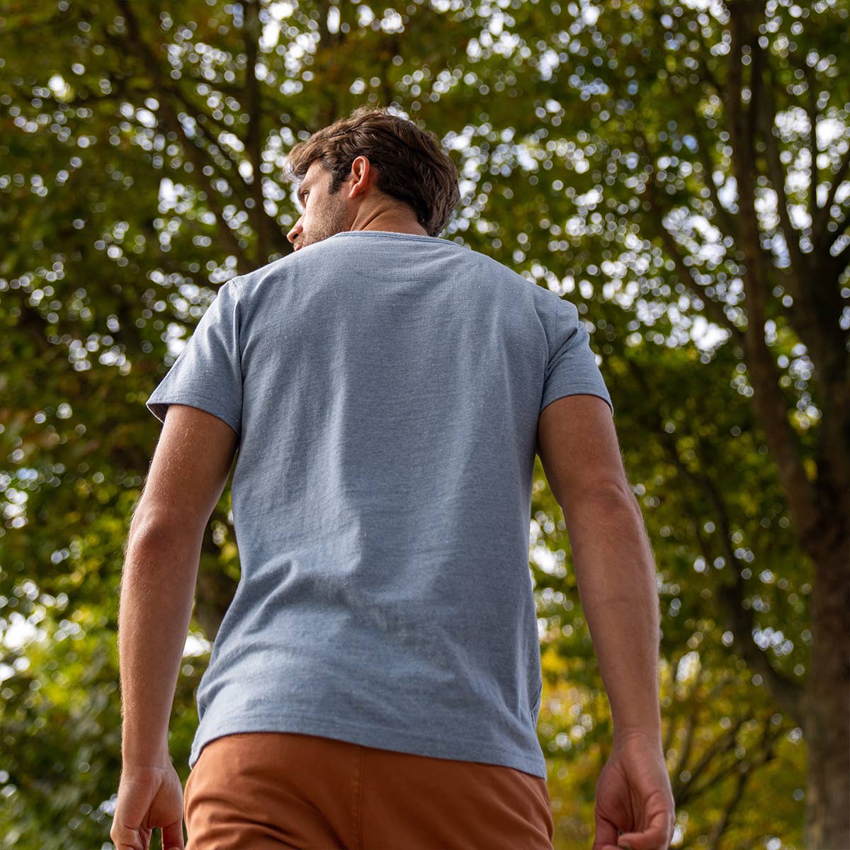 Billybelt Men's Short Sleeve Top Copy of Men's Organic Cotton T-shirt Striped