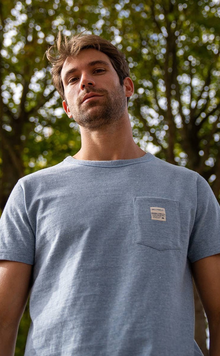 Billybelt Men's Short Sleeve Top Copy of Men's Organic Cotton T-shirt Striped