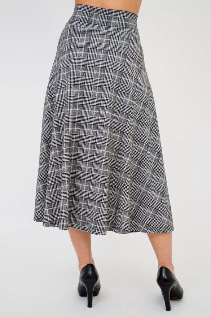 Blue Sky Women&#39;s Skirt Long Plaid Skirt - Gillian