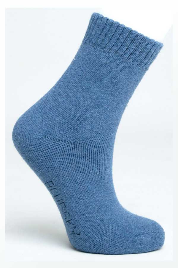 Blue Sky Women's Socks White / L Men's Socks - Merino Wool