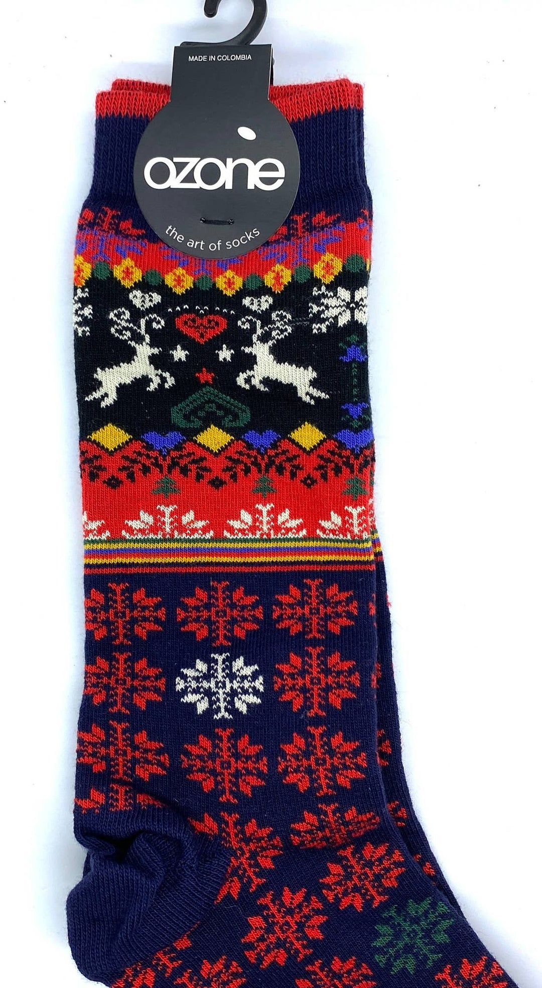 Scandinavian Style Cotton Socks - Navy - Natural Clothing Company