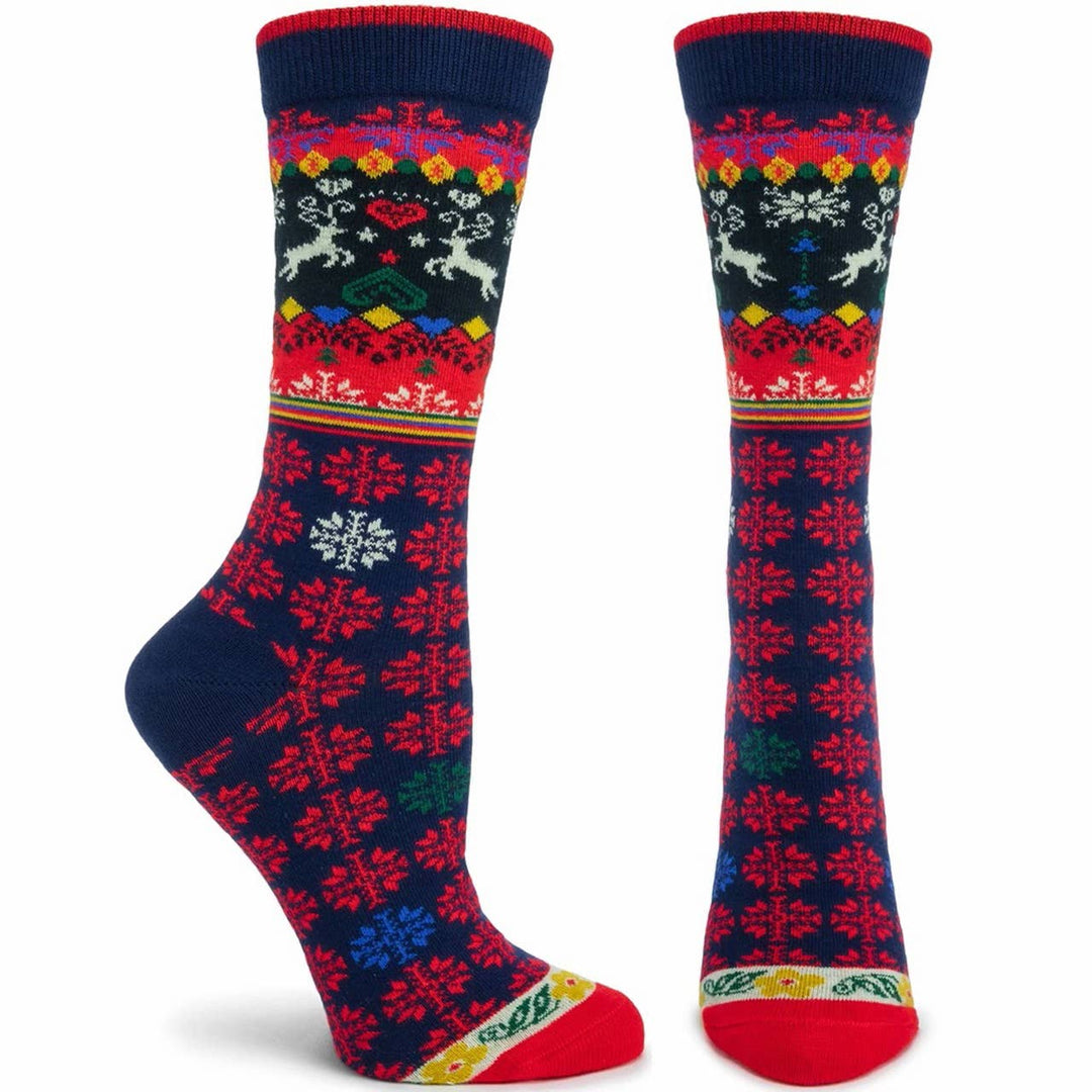 Scandinavian Style Cotton Socks - Navy - Natural Clothing Company