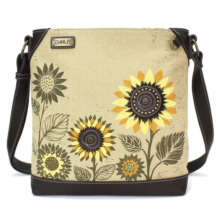 Chala Bag Sunflower - sand Canvas Tote with Adjustable Strap