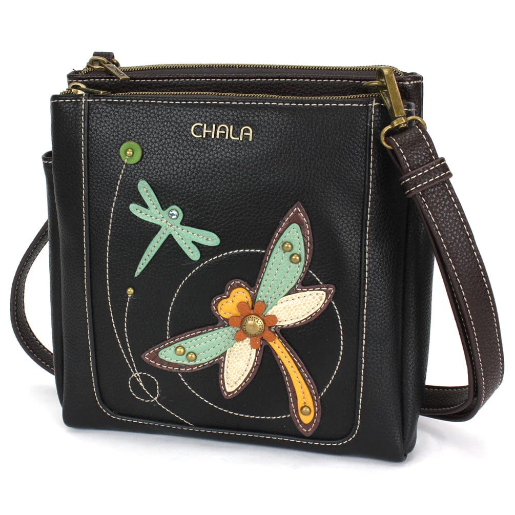 Chala Purse Dragonfly Vegan Leather Messenger Purse