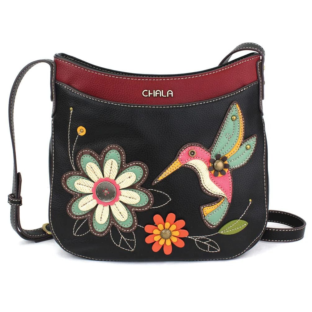 Chala Purse Hummingbird Vegan Leather Purse - Crescent Cross Body