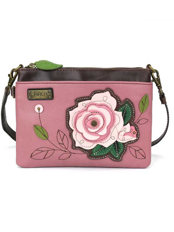 Vegan Cross Body Purse - Flowers