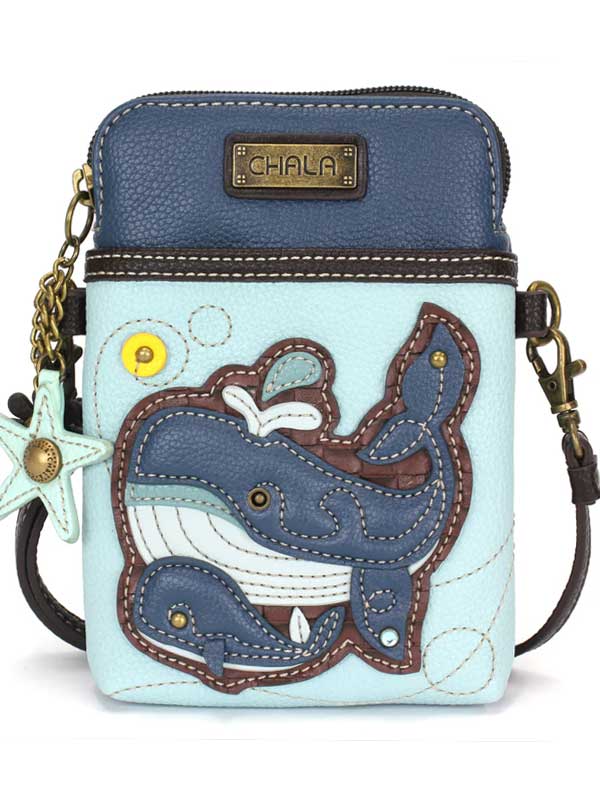 Vegan Cross Body Phone Purse (vertical) - Animals - Natural Clothing Company