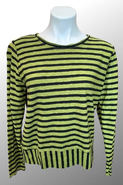 Cutloose 24 Women&#39;s Long Sleeve Top Frog stripe / S Striped Long Sleeve Top