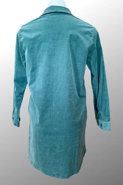 Cutloose 24 Women's Long Sleeve Top Myrtle green / S Mini Corduroy Shirt Dress