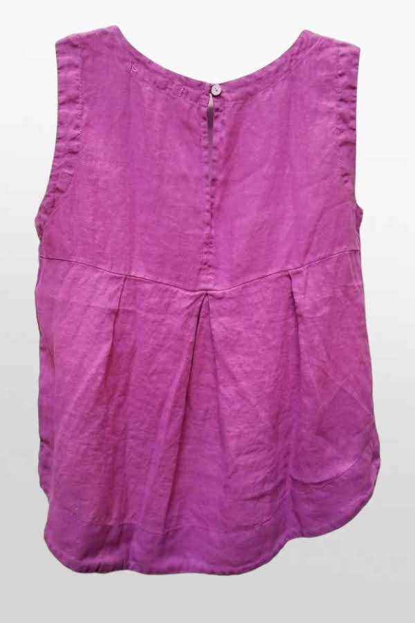 Cutloose 24 Women's Sleeveless Top Linen Sleeveless Tank