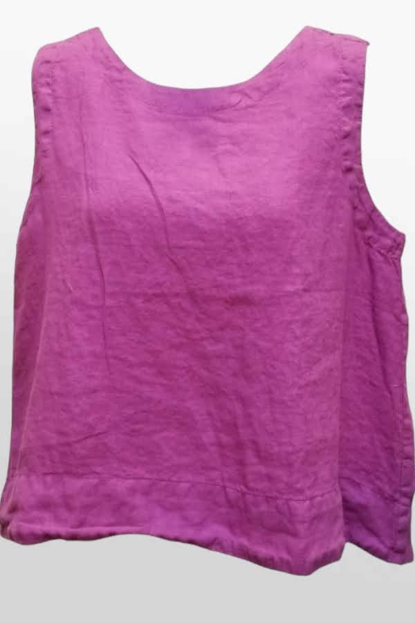 Cutloose 24 Women's Sleeveless Top Linen Sleeveless Tank