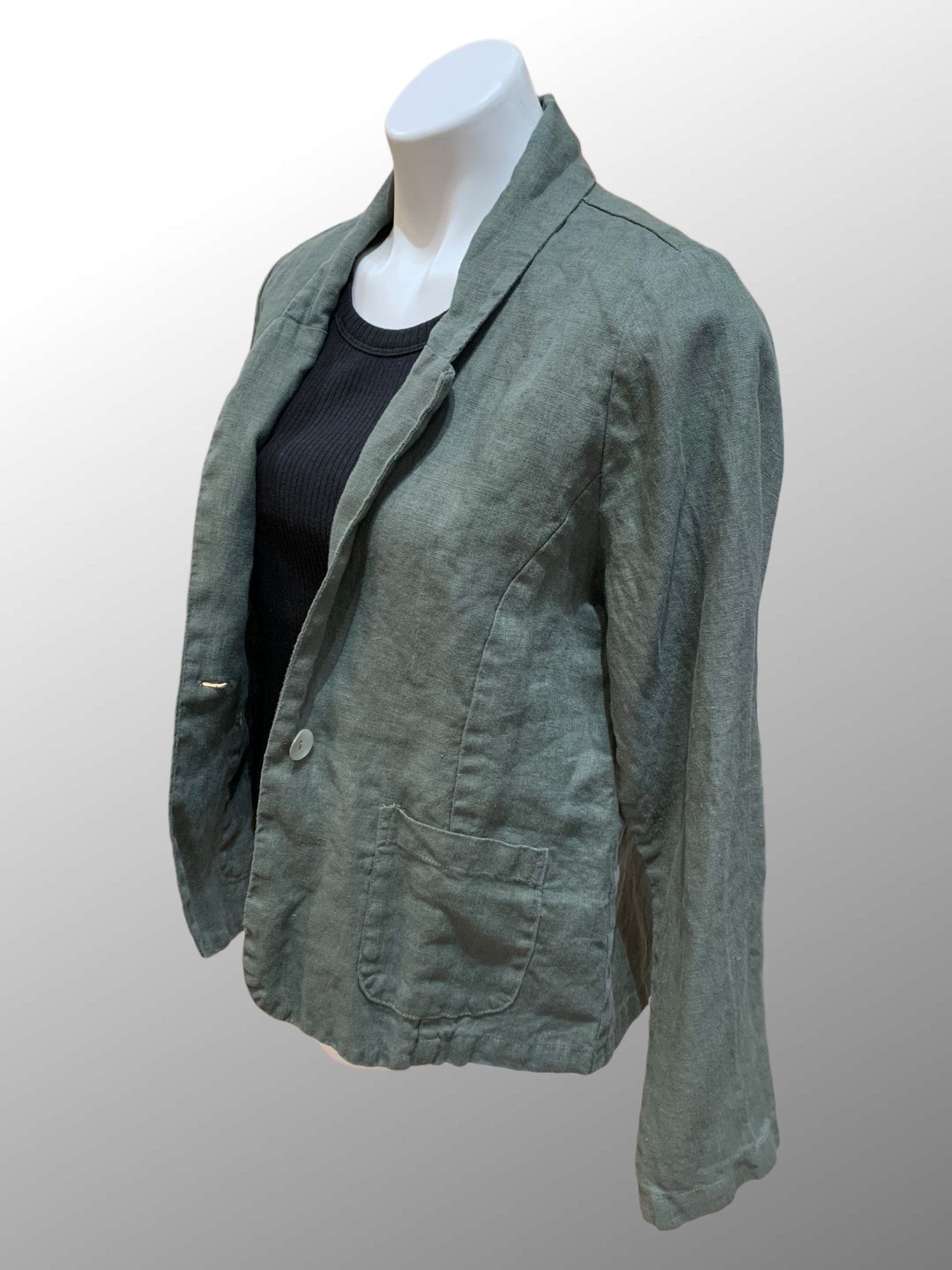 Cutloose 25 Women's Jacket Linen Button Blazer