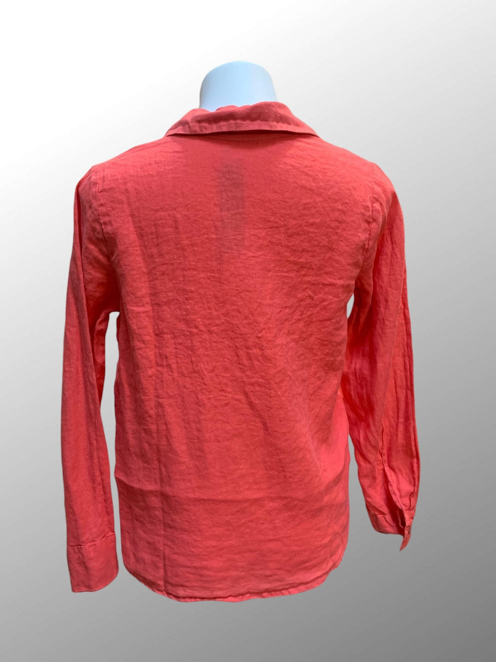 Cutloose 25 Women's Long Sleeve Top Fitted Hanky Linen Shirt