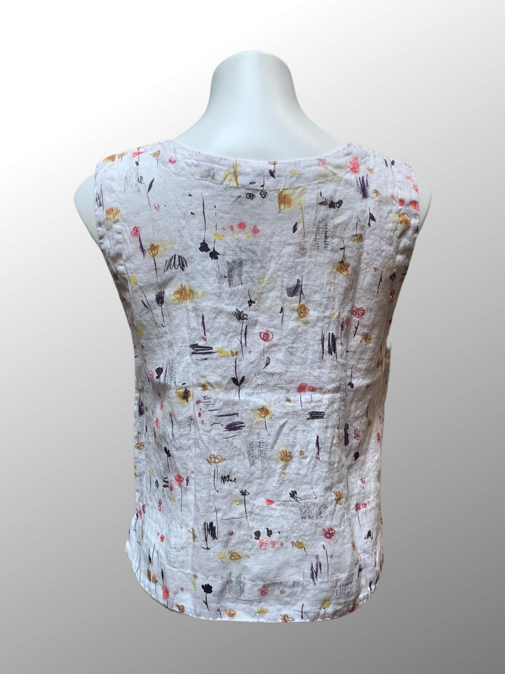 Cutloose 25 Women's Sleeveless Top Sleeveless Floral Top