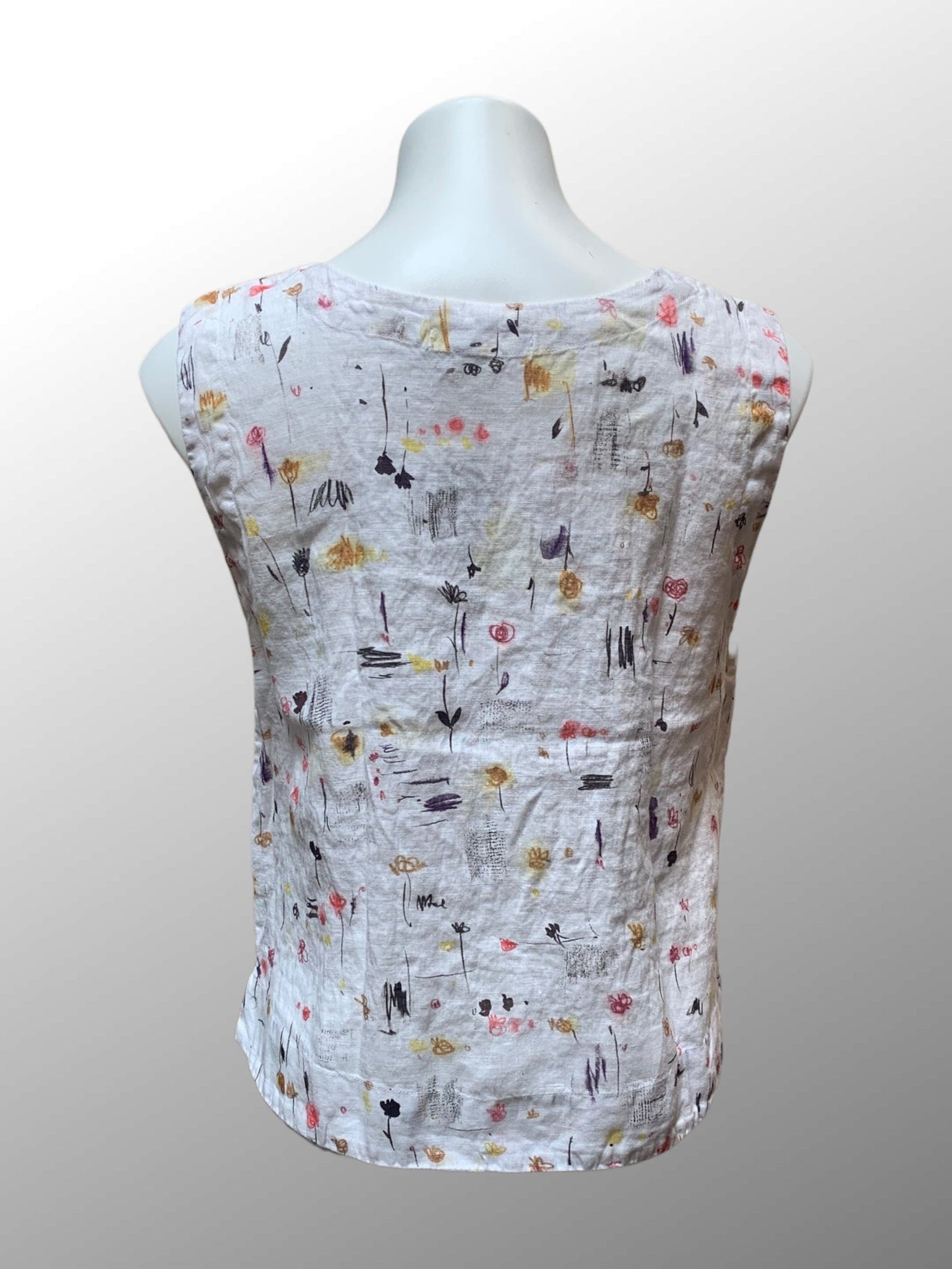 Cutloose 25 Women's Sleeveless Top Laundered / S Sleeveless Floral Top