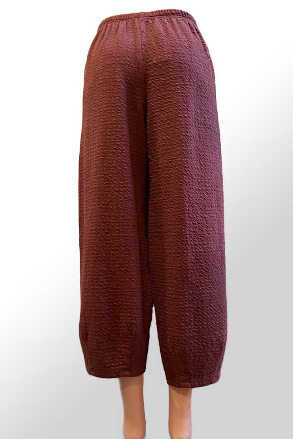 Cutloose Women&#39;s Pants Cotton Pants with Darts - textured