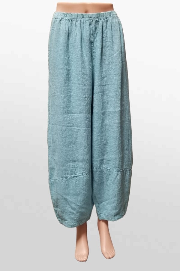 Cutloose Women&#39;s Pants Spa Blue / M Linen Lantern Pant