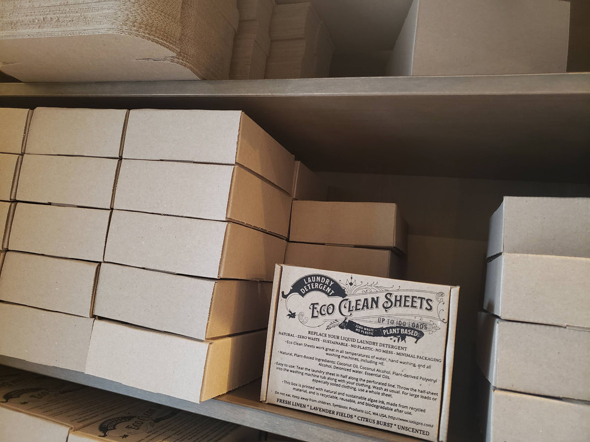 Eco Clean Laundry Sheets - Concentrated  Detergent Unscented